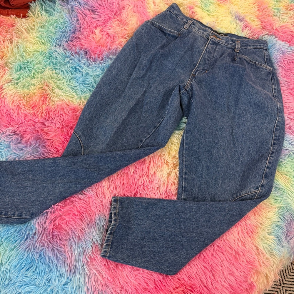 Philippe Adec Jeans Women Blue High Waist Barrel Jeans